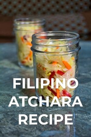 Filipino Atchara Recipe - Pickled Papaya Salad