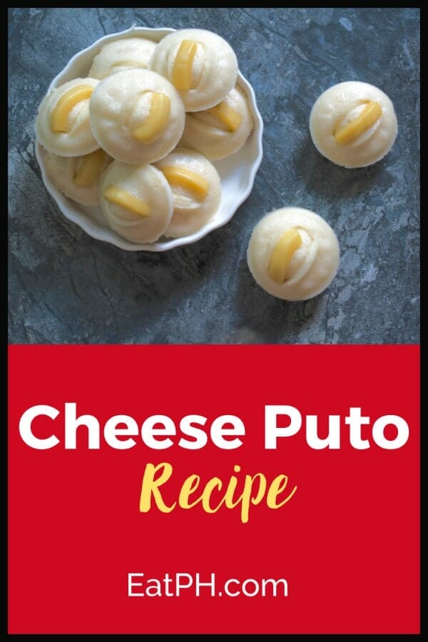 Filipino Cheese Puto Recipe - Easy to make delicious snack food 