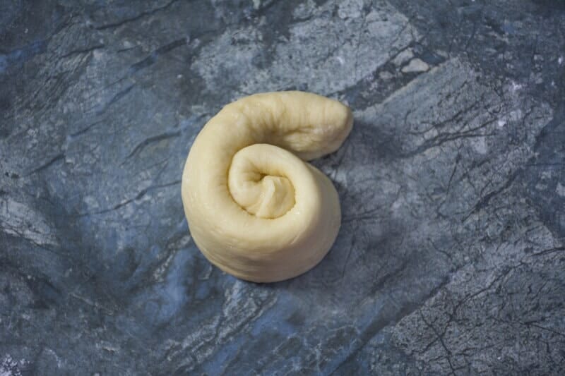 Step 11 Roll Dough Into Spiral