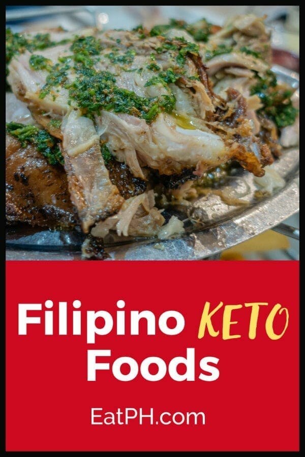 Filipino Keto Low Carb Foods Blog Post