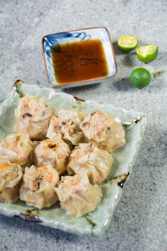 Delicious Pork Siomai With Dipping Sauce