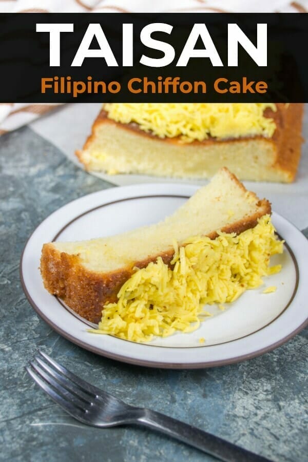 Taisan Chiffon Cake From The Philippines