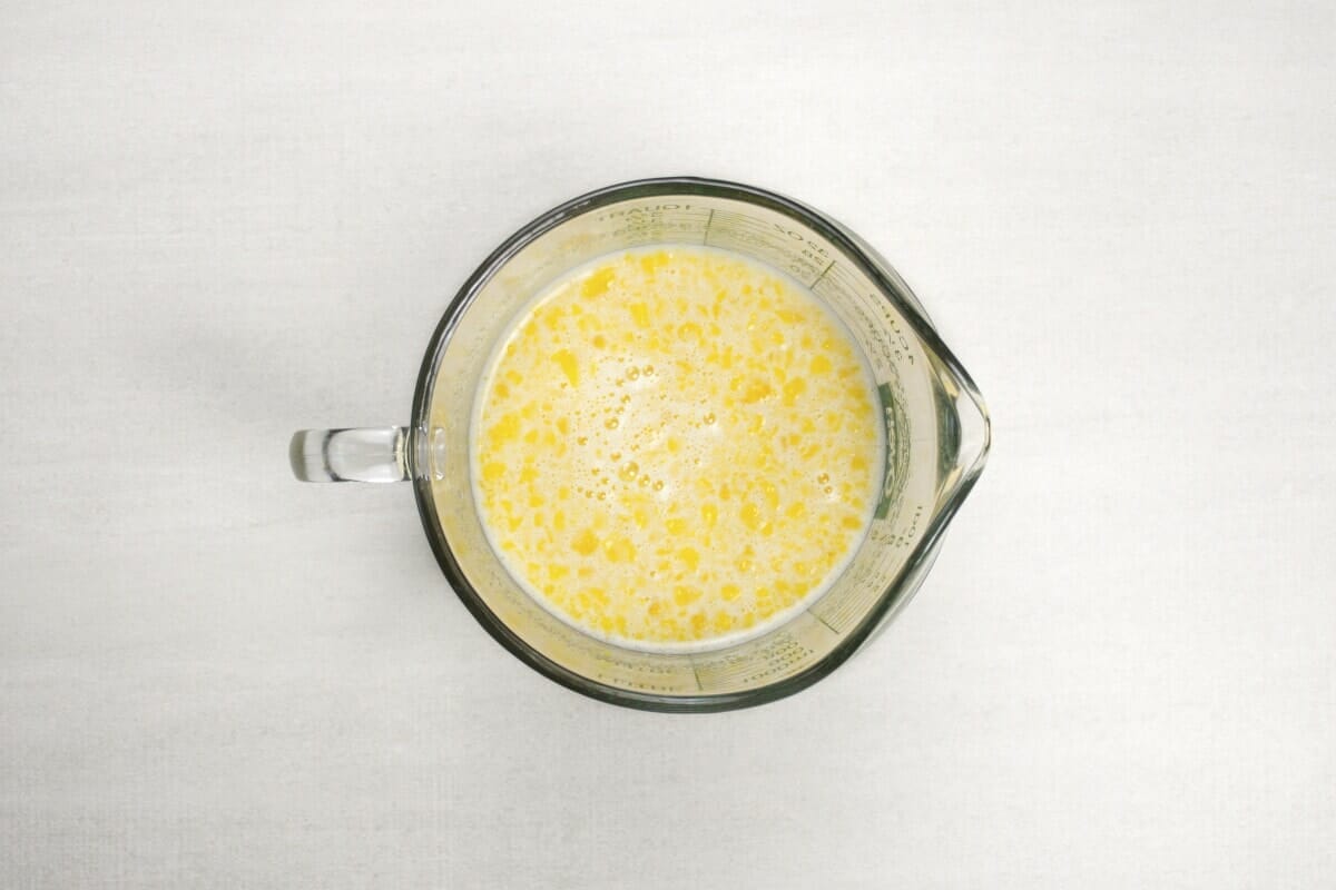 step 10 vanilla condensed milk yolks flour mixed