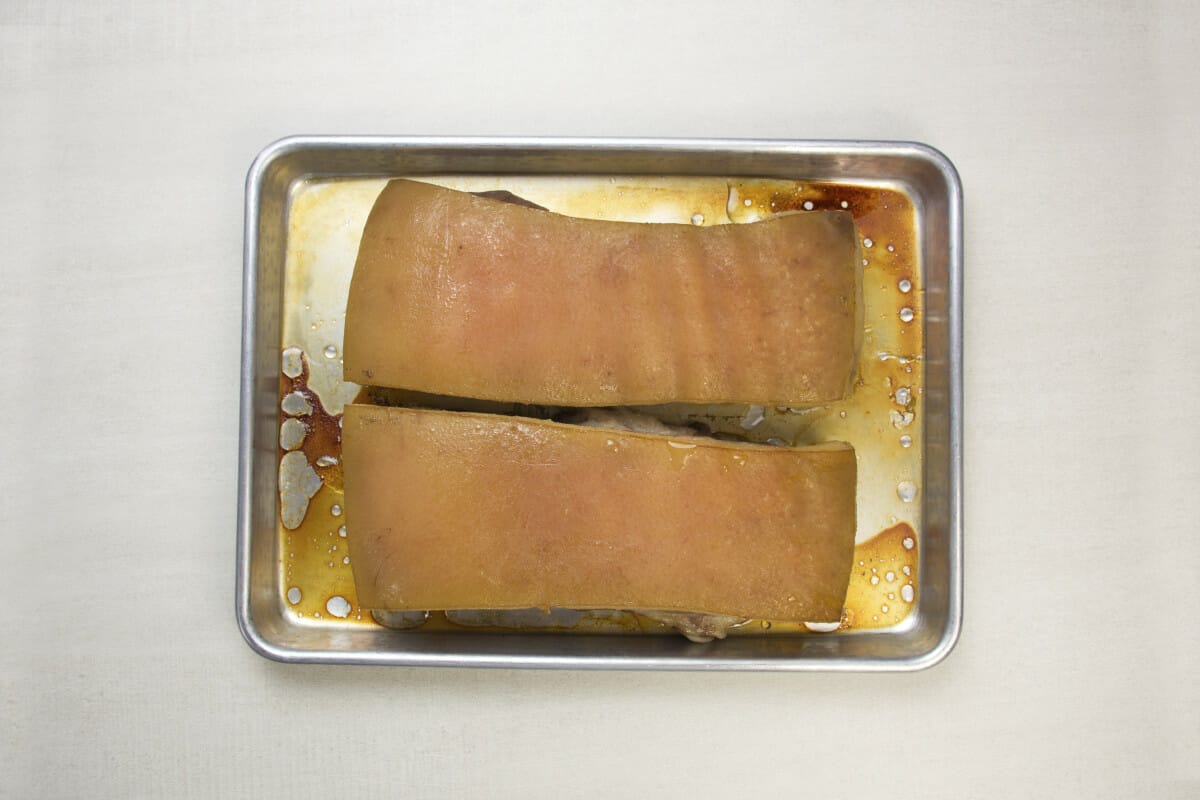 lechon step 5 oven dried pork belly