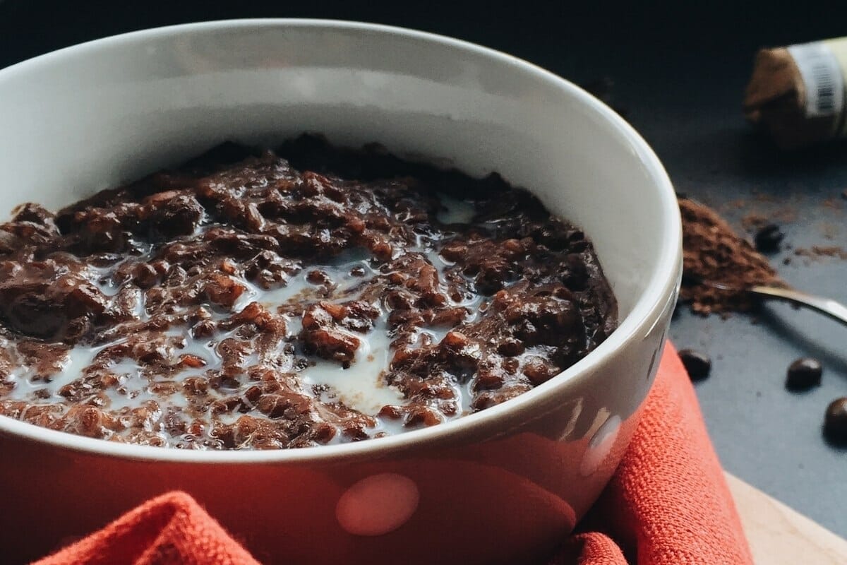 filipino champorado sticky rice chocolate fish