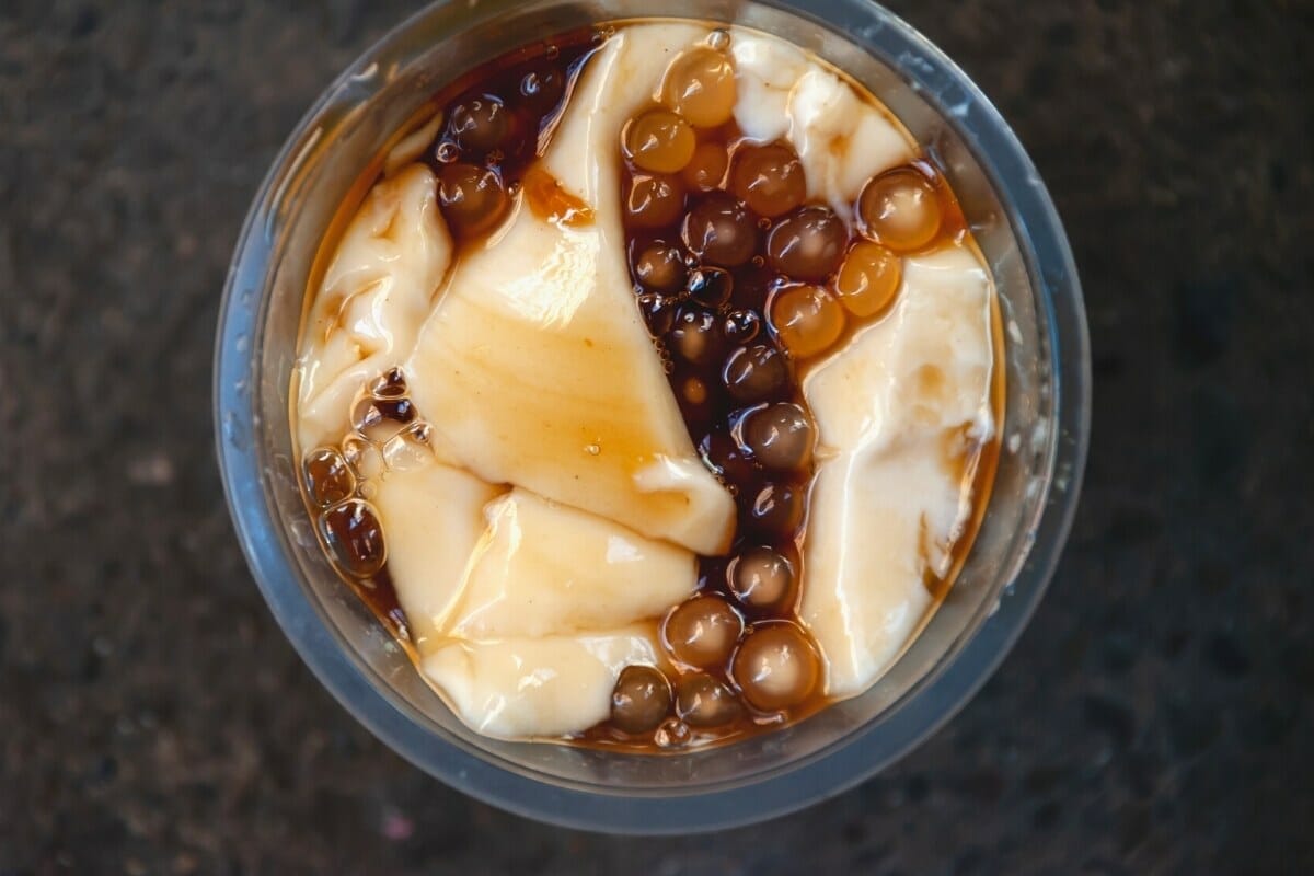 taho filipino sweetened tofu breakfast dish