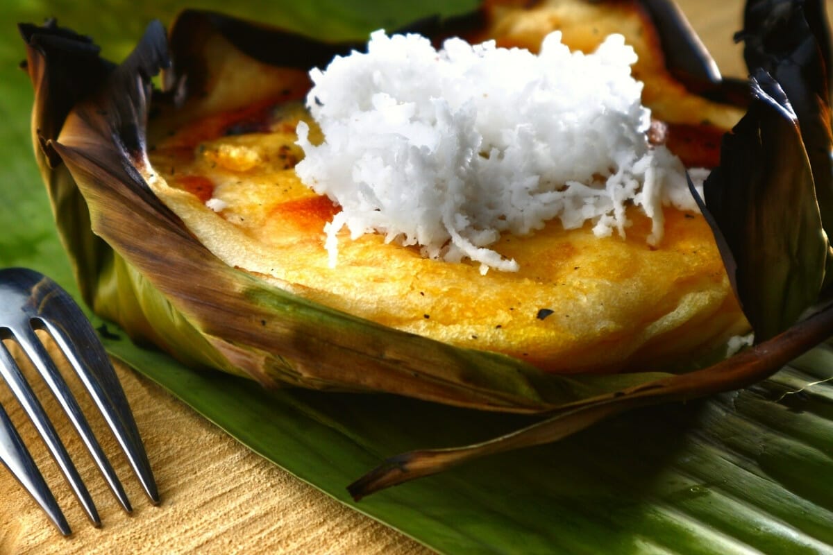 bibingka filipino dish breakfast food
