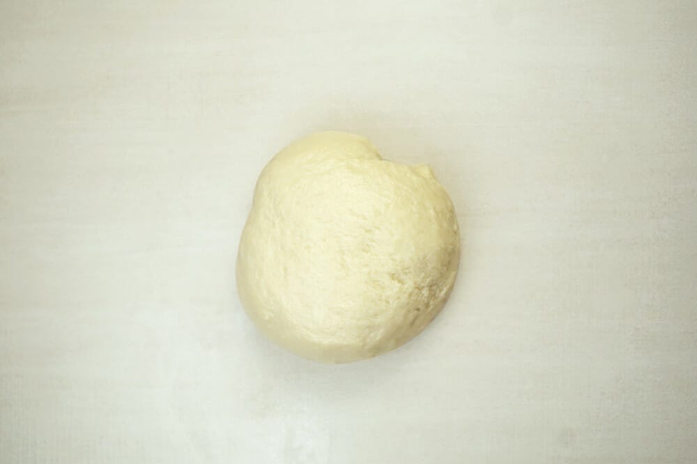 dough step 3 knead dough on clean surface