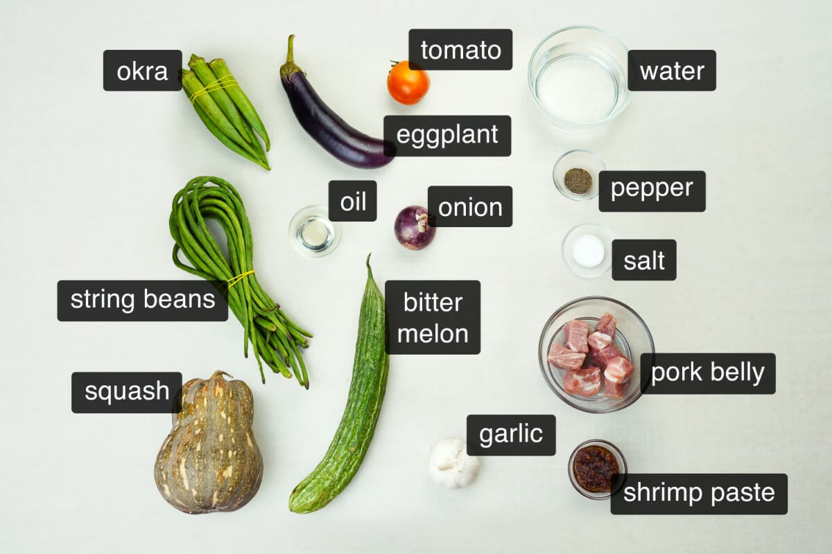 filipino pinakbet recipe ingredients