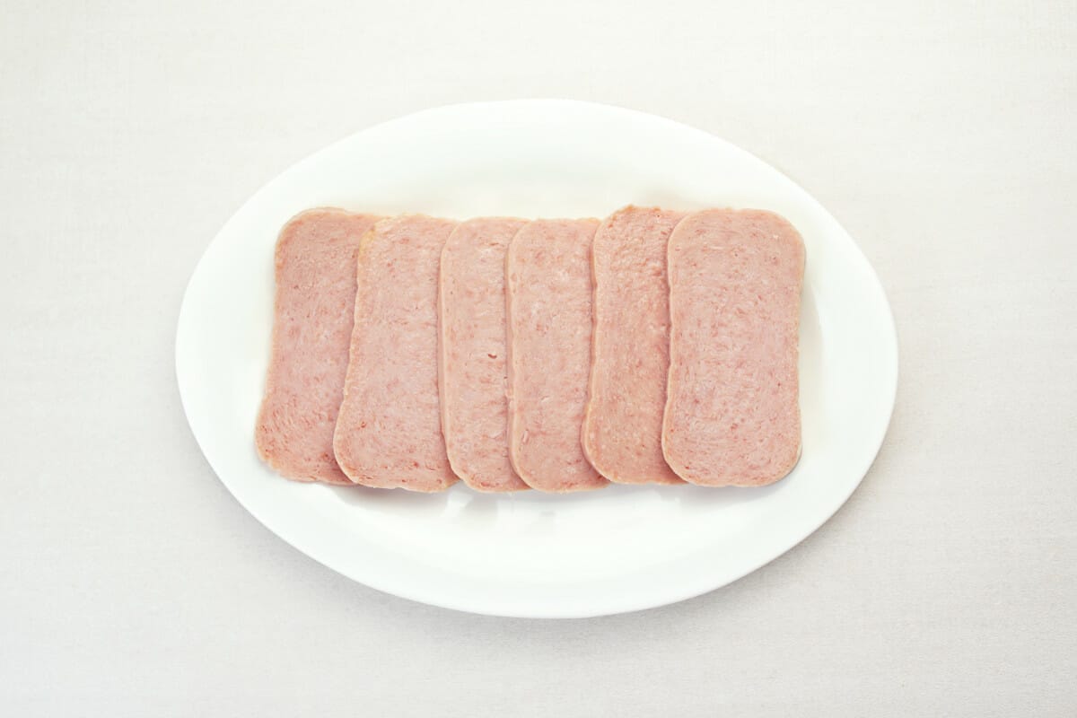 step 1 slice the original spam slices