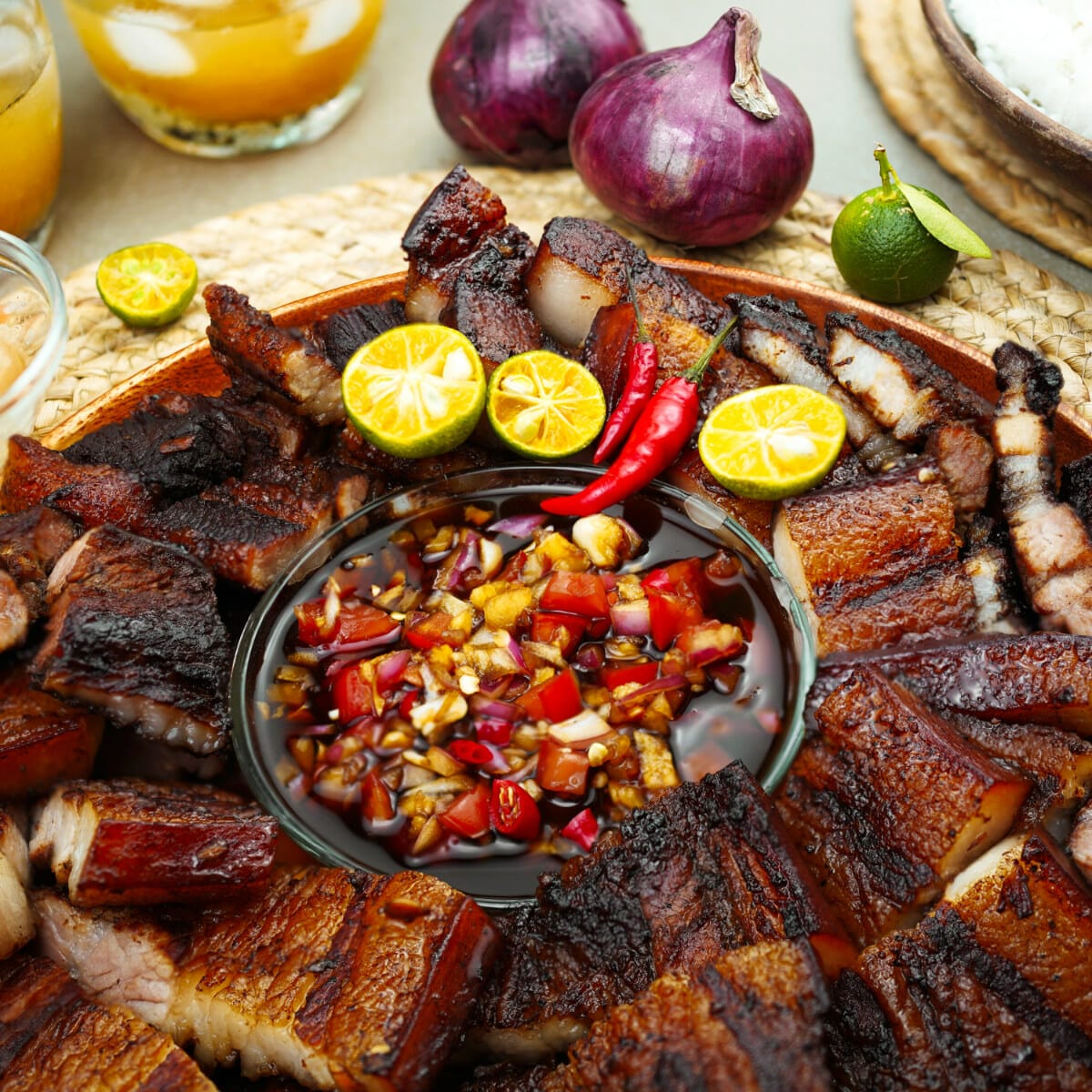 filipino pork liempo recipe final dish