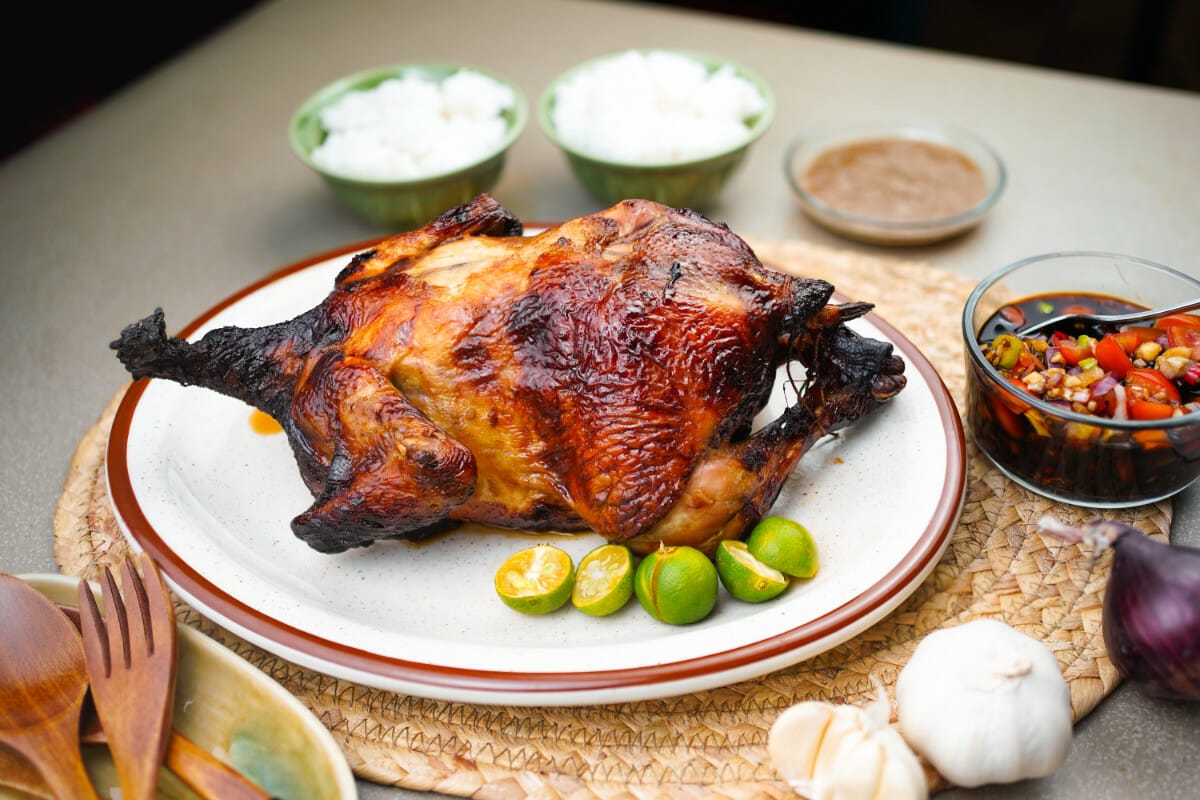 stuffed roasted chicken lechon