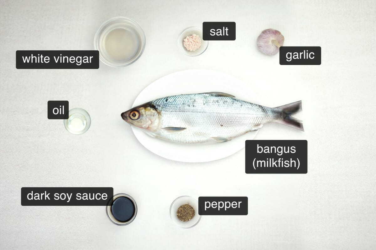 filipino homemade fried bangus recipe ingredients