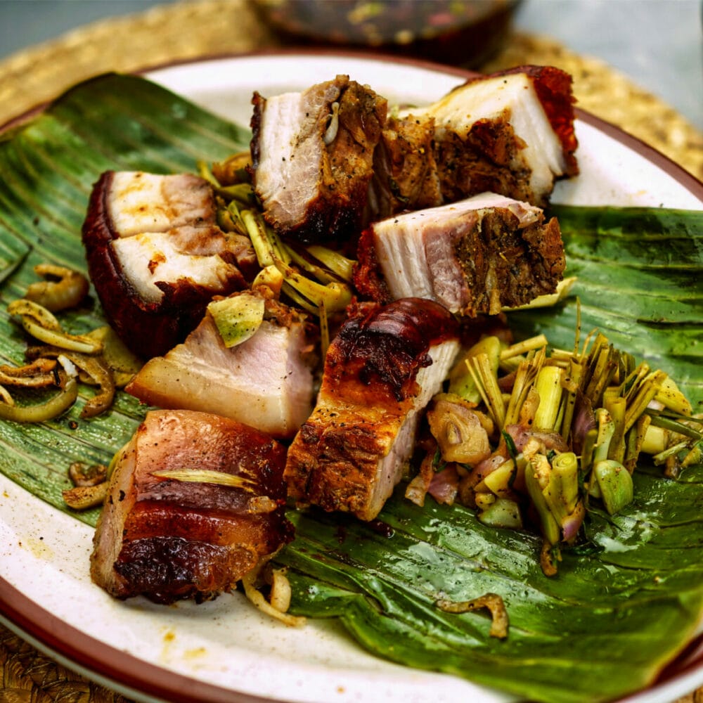 Filipino Pork Belly Lechon Crispy, juicy & irresistible